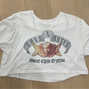 Guns and Roses Cropped Tee